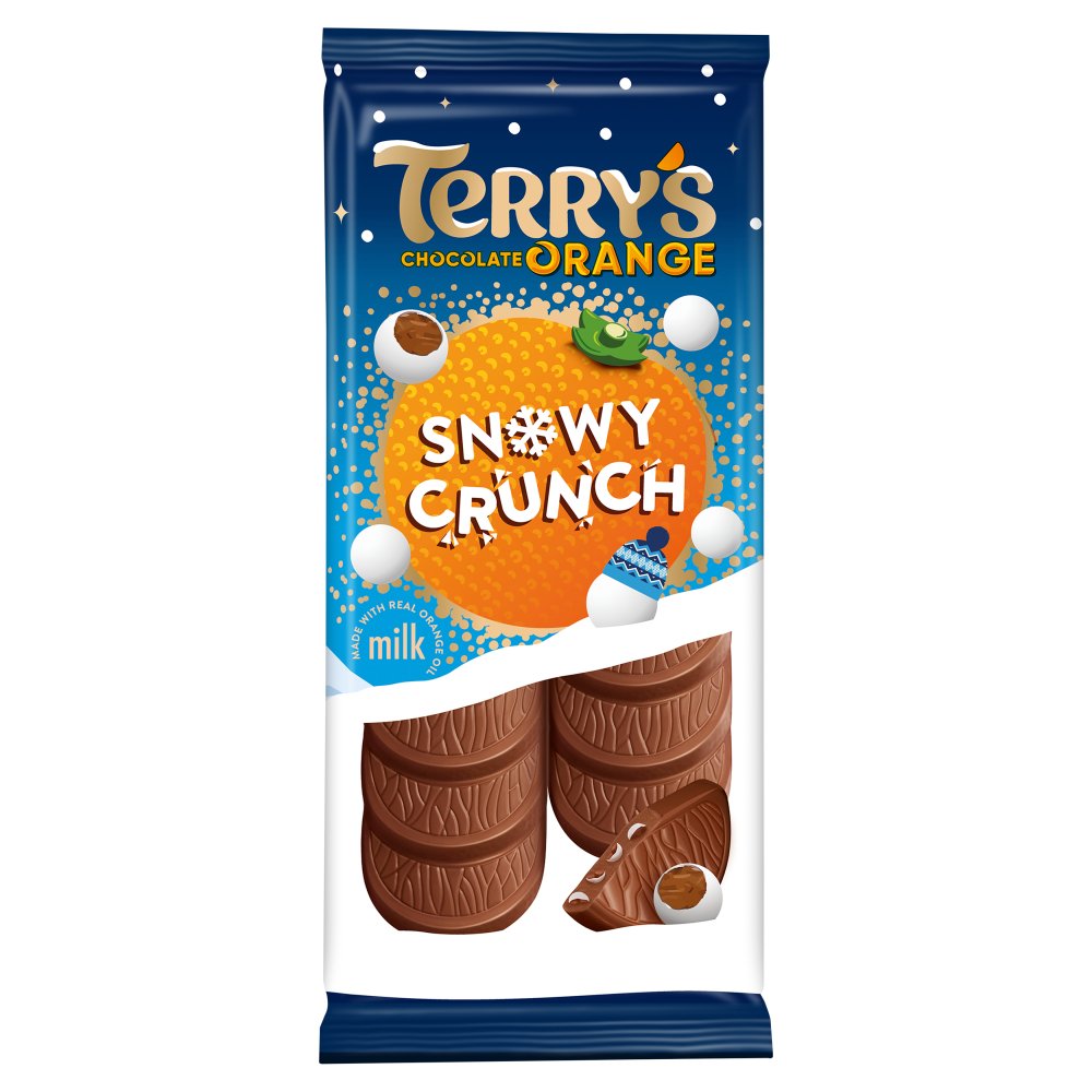 Terrys Chocolate Orange Snowy Crunch Bar 90g