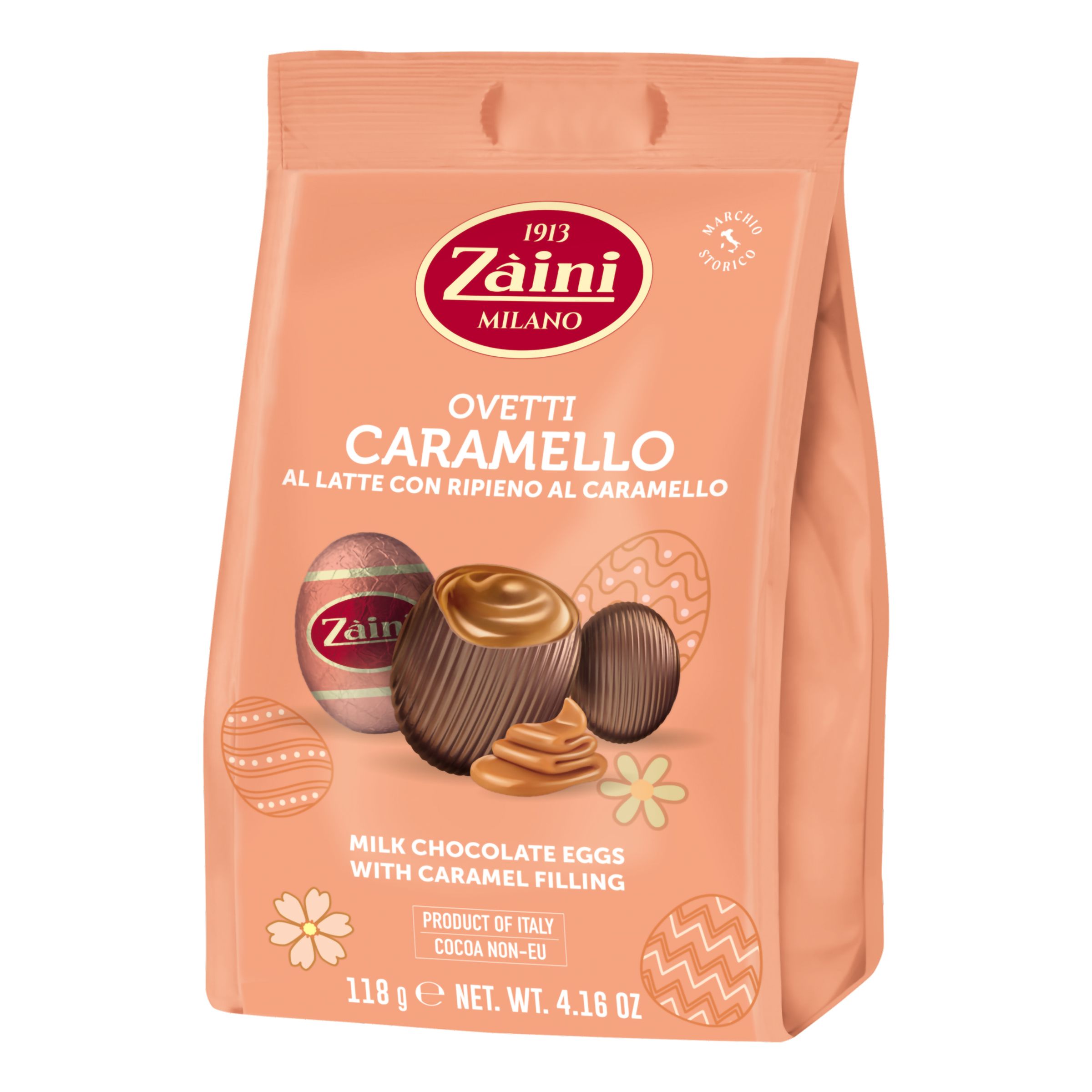 Mjölkchokladägg med Karamellfyllning - 118 g