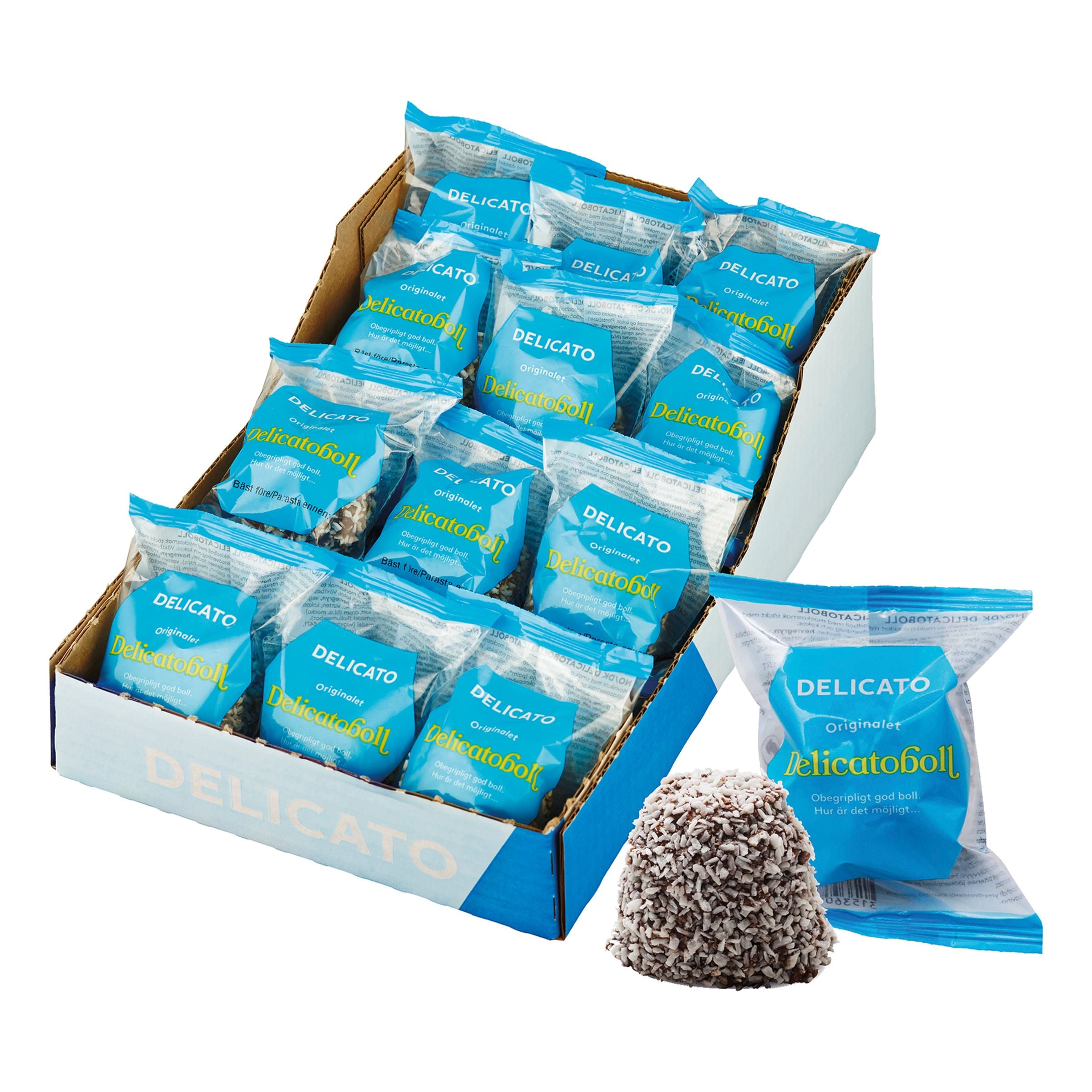 Delicato Chokladboll Storpack - 25 x 58 g
